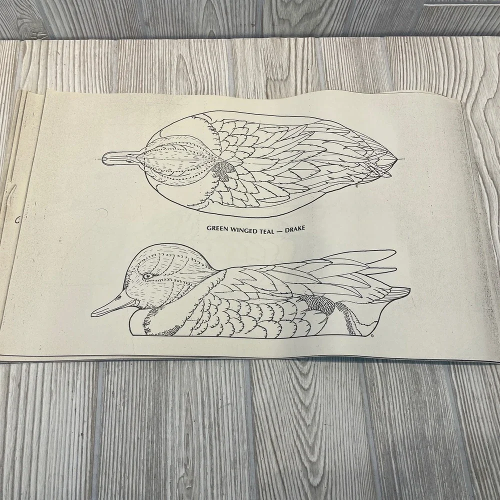 Belleville Area Holzschnitzers Duck Decoy Carving Patterns Lot of 22 Waterfowl
